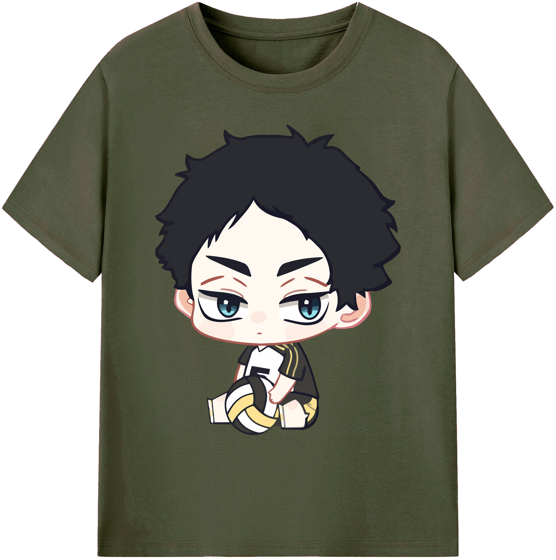 （画像用） ハイキュー!! Haikyu!! 綿100％ メンズ半袖Tシャツ｜肌触りやわらか＆通気性